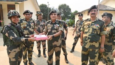 Top BSF officer visits Tripura’s first all-women border outpost