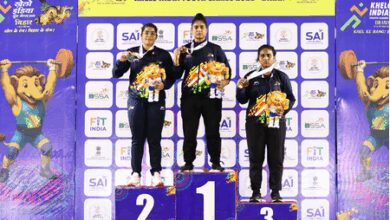 KIYG 2025: UP’s Kadir Khan breaks 400m record; Tushar Chaudhary sets snatch record in weightlifting on day 10