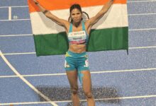 Asian Athletics: Visualisation of race during downpour keeps Jyothi on track to gold