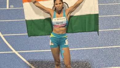Asian Athletics: Visualisation of race during downpour keeps Jyothi on track to gold
