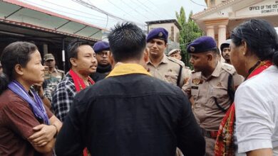 Tripura: TMP holds protests seeking action against the official for not meeting the party chief