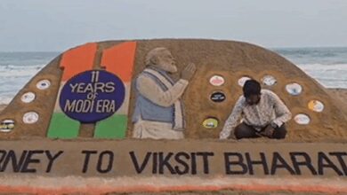 Country progressed in every field: Sand artist Pattnaik hails PM Modi’s leadership
