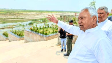Bihar CM reviews Ganga revival works at Bakhtiyarpur; stresses on timely completion
