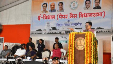 Kiren Rijiju lays foundation of e-Vidhan project for paperless Delhi Assembly