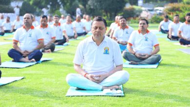 Uttarakhand CM Dhami leads yoga session ahead of International Day on June 21
