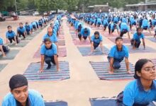 NCC cadets send powerful message of health, environment through Yoga