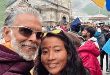 Milind Soman enjoys the beautiful journey to Kedarnath with wife Ankita Konwar