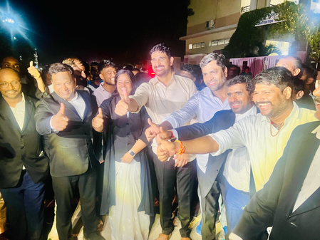 BRS MLA Kaushik Reddy gets bail in extortion case (Lead) BRS MLA Kaushik Reddy gets bail in extortion case (Lead)