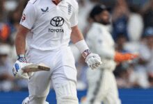 1st Test: Pope’s unbeaten ton helps England reach 209/3, trail India by 262 runs (ld)