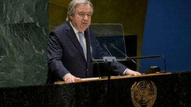 UN chief condemns terrorist attack in Syrian capital