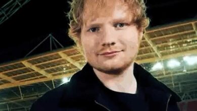 Ed Sheeran hilariously flaunts his plain white T-Shirt closet to fans