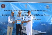 India hands over spares for Seychelles Defence Forces as INS Teg docks at Port Victoria