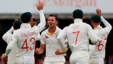Hazlewood fifer seals crushing win for Australia against Windies