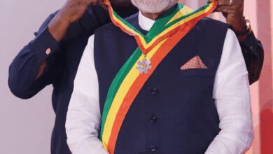 Prime Minister Modi conferred Ghana’s highest national honour