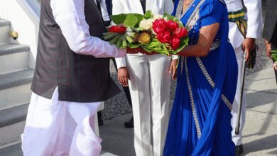 PM Modi arrives to grand reception in Trinidad & Tobago; welcomed by PM Kamla Persad-Bissessar