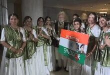 Indian diaspora member in Brazil welcome PM Modi with ‘Op Sindoor’-themed cultural performance