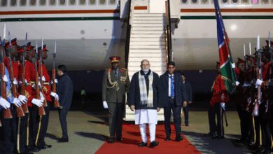 PM Modi arrives in Namibia for first-ever official visit, to address its Parliament