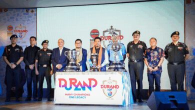 Meghalaya CM Conrad Sangma unveils Durand Cup Trophies in Shillong