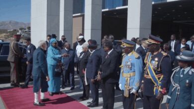 PM Modi accorded 21-gun salute during ceremonial welcome in Namibia