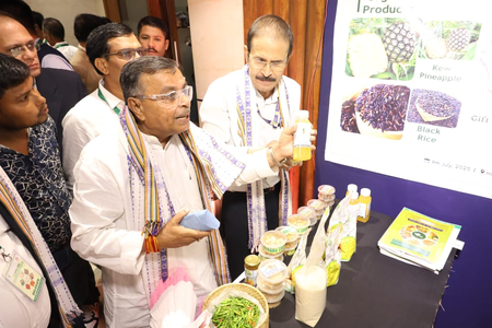 Tripura developed 25,000 ha organic land; 1,300 MT produce exported: Minister Tripura developed 25,000 ha organic land; 1,300 MT produce exported: Minister