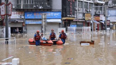 Beijing issues ‘blue alert’ for rainstorms