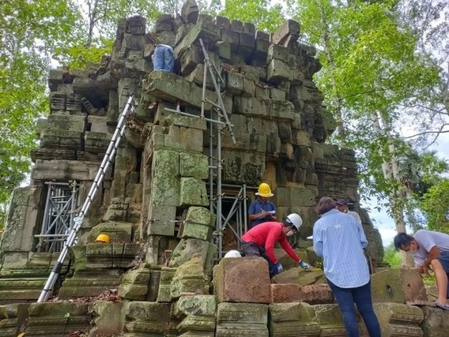 Cambodia: Restoration work on Angkor Wat’s Bakan Tower makes significant progress Cambodia: Restoration work on Angkor Wat’s Bakan Tower makes significant progress
