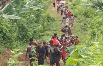 Myanmar refugees, who took shelter in Mizoram, now returning homes