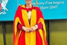 Manisha Koirala receives an Honorary Doctorate from the University of Bradford