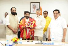 Telangana, Andhra CMs meet in Delhi to discuss river water issues