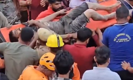 Chamoli cloudburst: Two rescued from debris, several feared trapped