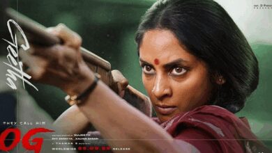 Sriya Reddy unveils fierce new look in Pawan Kalyan’s upcoming film OG