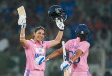 3rd ODI: Smriti hits epic 125 but Australia beat India by 43 runs, win series 2-1 (ld)