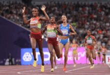 World Athletics C’ships: Chebet wins women’s 5000m to complete golden double; Perez does it in race walk