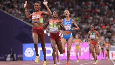 World Athletics C’ships: Chebet wins women’s 5000m to complete golden double; Perez does it in race walk