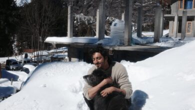 Ahaan Panday makes a ‘new furry friend’ during his trip to the mountains
