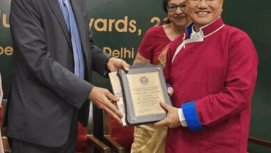 Arunachal CM conferred award by Hindu College OSA