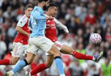 Premier League: Martinelli strikes late to help Arsenal salvage a point against Man City