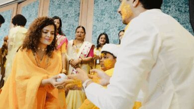 Palak Muchhal posts beautiful haldi moments of brother Palaash before his wedding to cricketer Smriti Mandhana