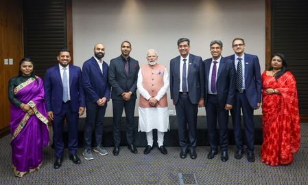 PM Modi meets Indian-origin tech entrepreneurs in South Africa, calls for deeper engagement with India
