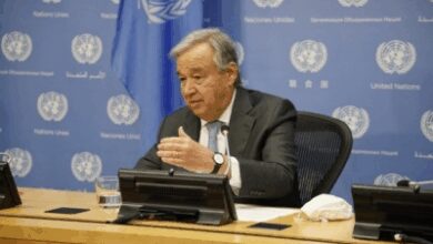 UN chief calls for end to unlawful occupation of Palestinian territory