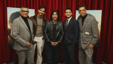 Karan Johar attends the London leg of ‘Homebound’ screening hosted by Gurinder Chadha