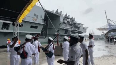 INS Vikrant arrives in Colombo for 2025 International Fleet Review