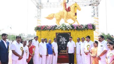 Stalin inaugurates memorial stadium for freedom fighter Maaveeran Pollan; unveils multiple projects