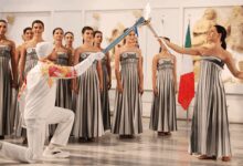 Flame for 2026 Milan-Cortina Winter Olympics lit in Ancient Olympia Flame for 2026 Milan-Cortina Winter Olympics lit in Ancient Olympia