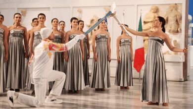 Flame for 2026 Milan-Cortina Winter Olympics lit in Ancient Olympia