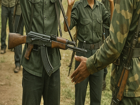 Top MMC Maoist leader Anant gives up arms along with 15 cadres Top MMC Maoist leader Anant gives up arms along with 15 cadres