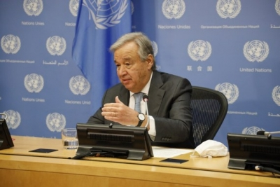 UN chief reiterates call for irreversible progress toward two-state solution UN chief reiterates call for irreversible progress toward two-state solution
