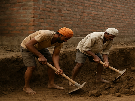 Human skeletons unearthed in Bengal during house construction
