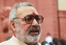 No right to insult valour of armed forces: Giriraj Singh on Prithviraj Chavan’s Op Sindoor remarks