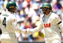 Ashes: Carey, Khawaja shine as Australia reach 326-8 at stumps on Day 1 of Adelaide Test